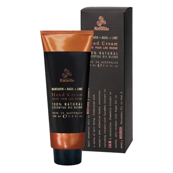 URBAN RITUELLE Hand Cream 100ml - Mandarin, Basil & Lime