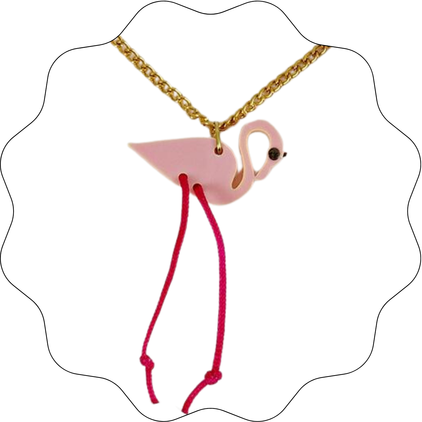 MERI MERI Sweet Thing Necklace - Flamingo