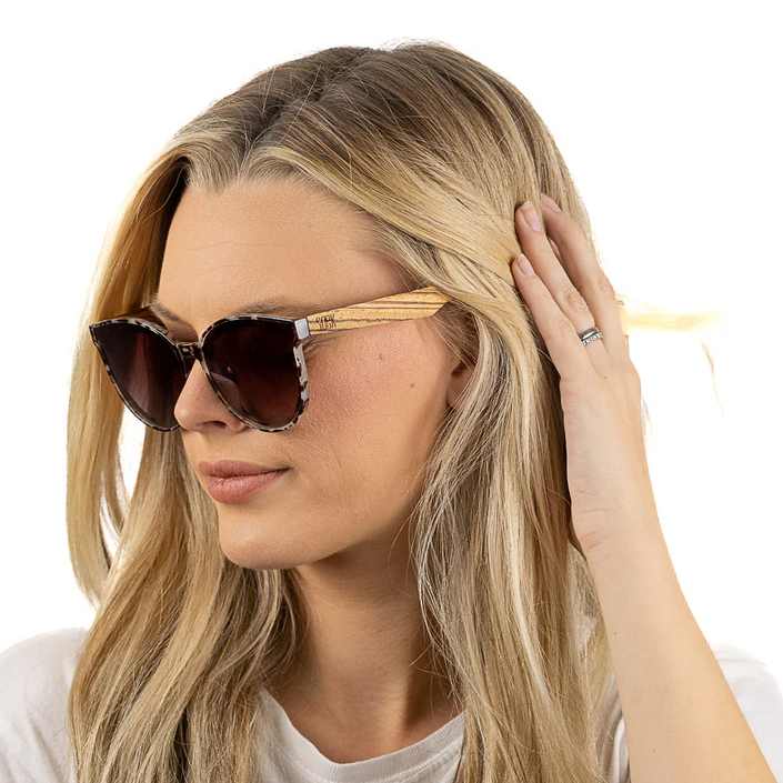 SOEK Adult Polarised Sunglasses - Bella Ivory Tortoise