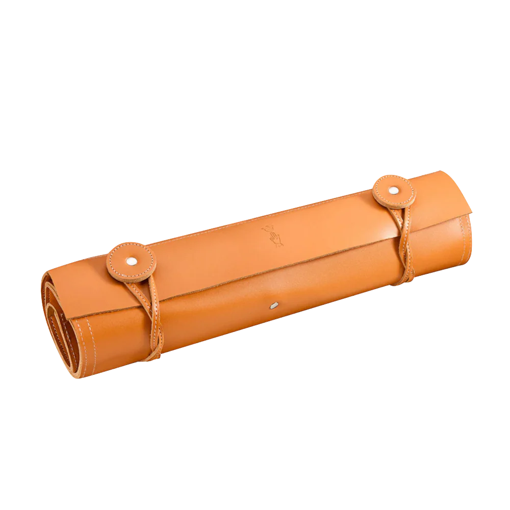 OPINEL 8-Slot Leather Chef Knife Carrier