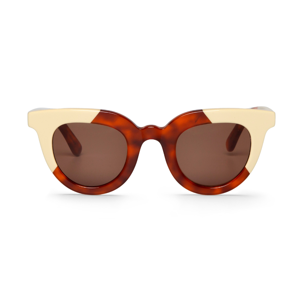 MR.BOHO Hayes Sunglasses - Cream/Leo Tortoise