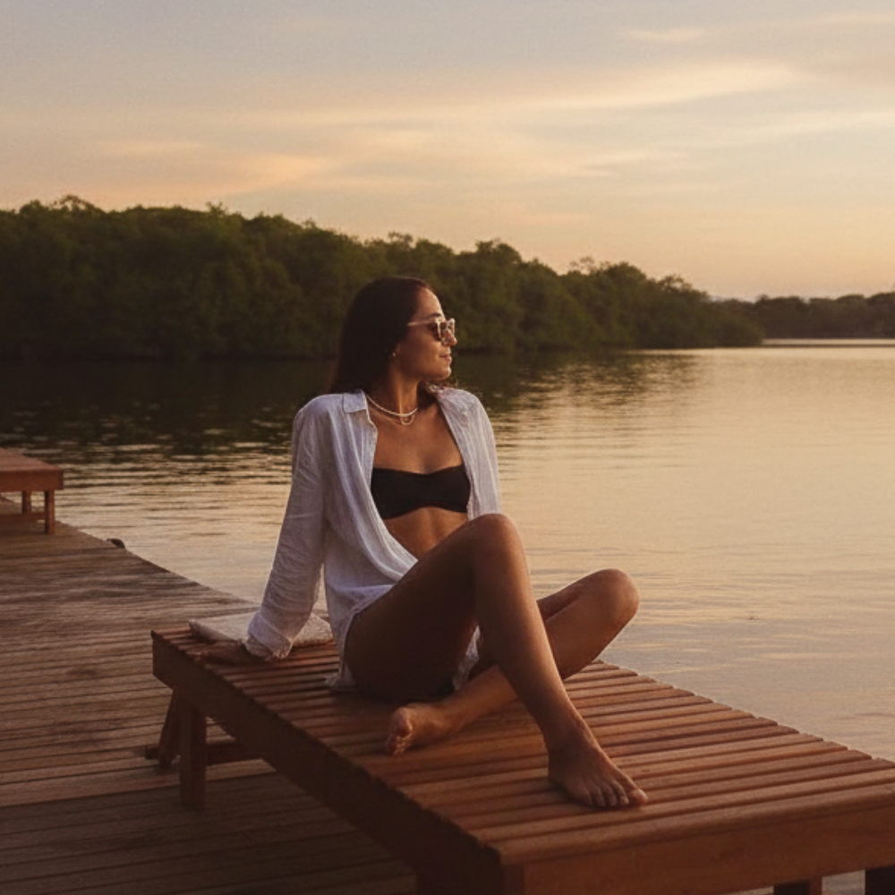 Load image into Gallery viewer, MR.BOHO Hayes Sunglasses - Cream/Leo Tortoise