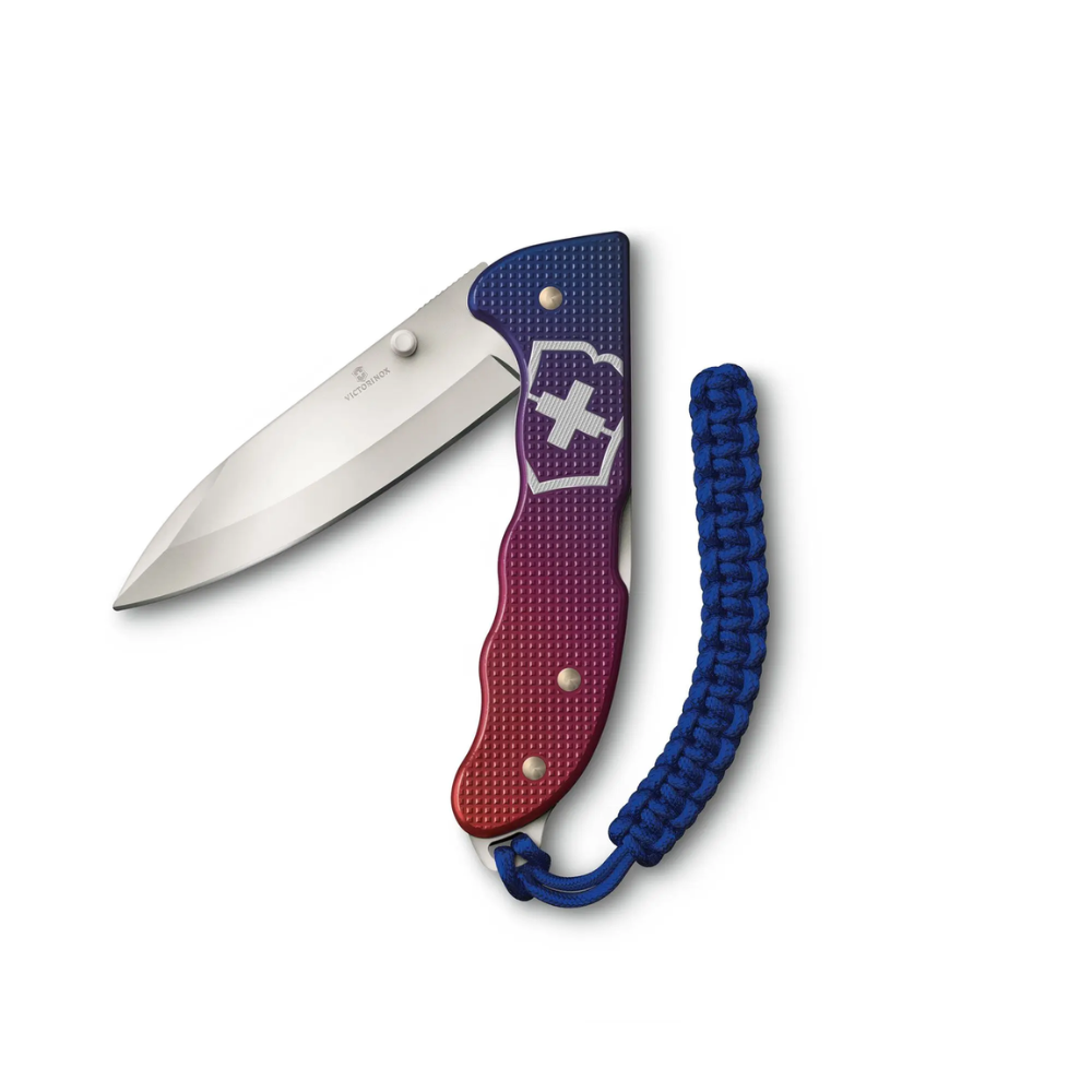 Load image into Gallery viewer, VICTORINOX Evoke Alox Folding Knife - Blue/Red