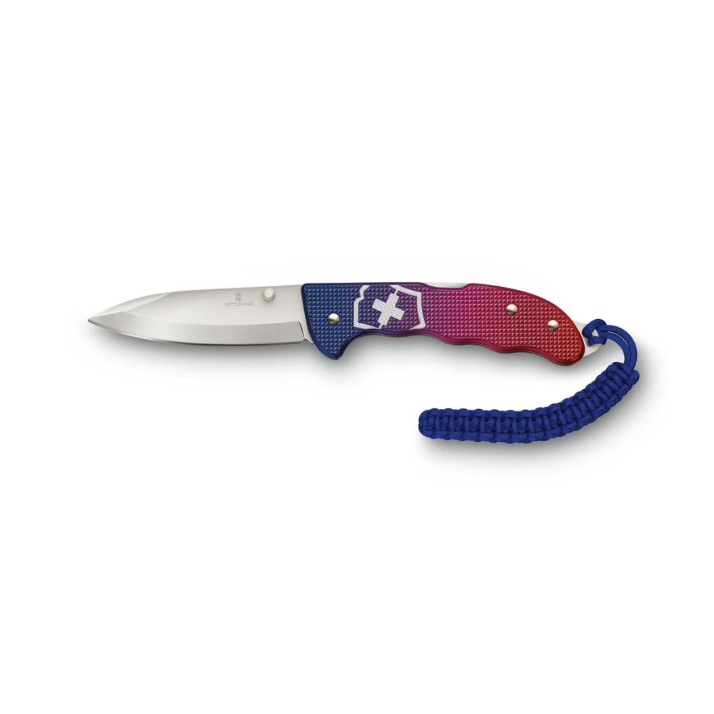 Load image into Gallery viewer, VICTORINOX Evoke Alox Folding Knife - Blue/Red