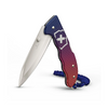 VICTORINOX Evoke Alox Folding Knife - Blue/Red