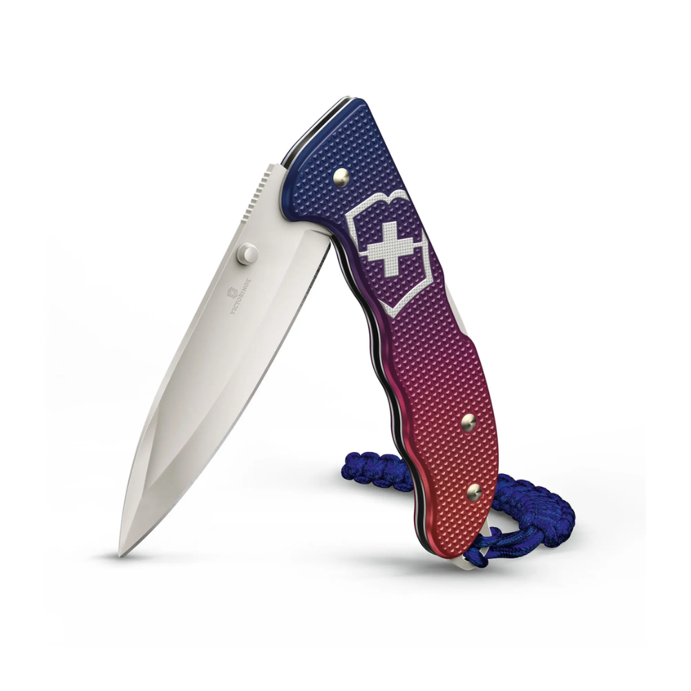 Load image into Gallery viewer, VICTORINOX Evoke Alox Folding Knife - Blue/Red