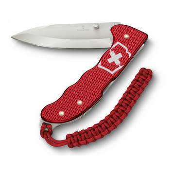 VICTORINOX Evoke Alox Folding Knife - Red