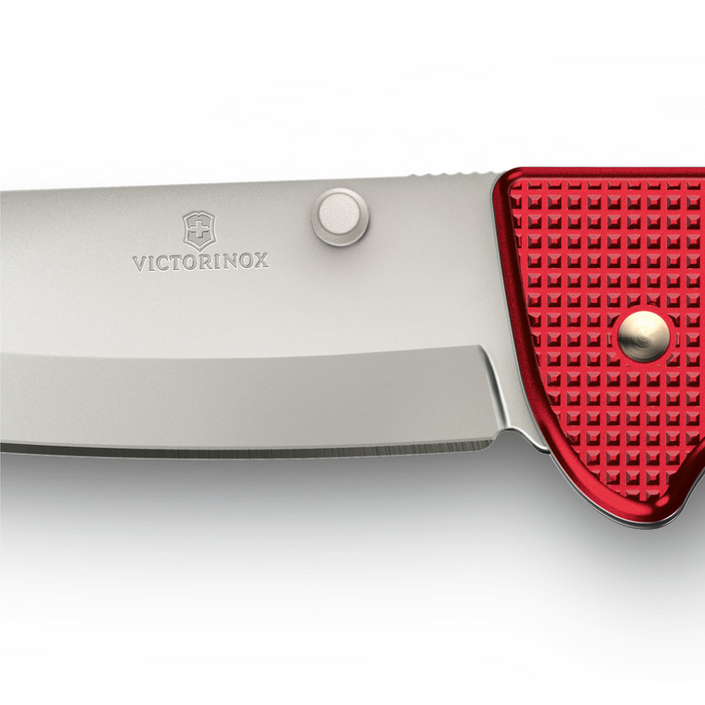 VICTORINOX Evoke Alox Folding Knife - Red
