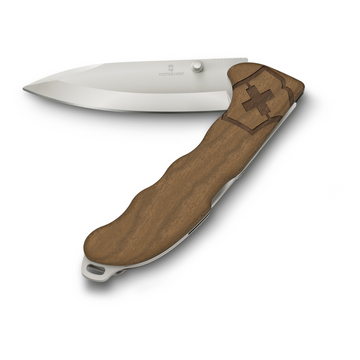 VICTORINOX Evoke Alox Folding Knife - Wood Brown