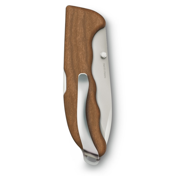 VICTORINOX Evoke Alox Folding Knife - Wood Brown
