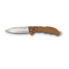 VICTORINOX Evoke Alox Folding Knife - Wood Brown