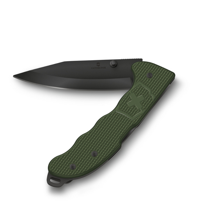 VICTORINOX Evoke Alox Folding Knife Black Oxide - Olive Green