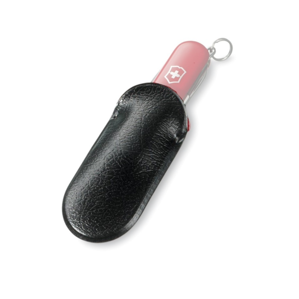 Load image into Gallery viewer, VICTORINOX Sheath/Mini Pouch Black Leather