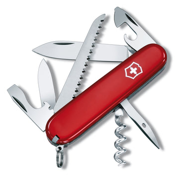 VICTORINOX Camper Swiss Army Knife - Red