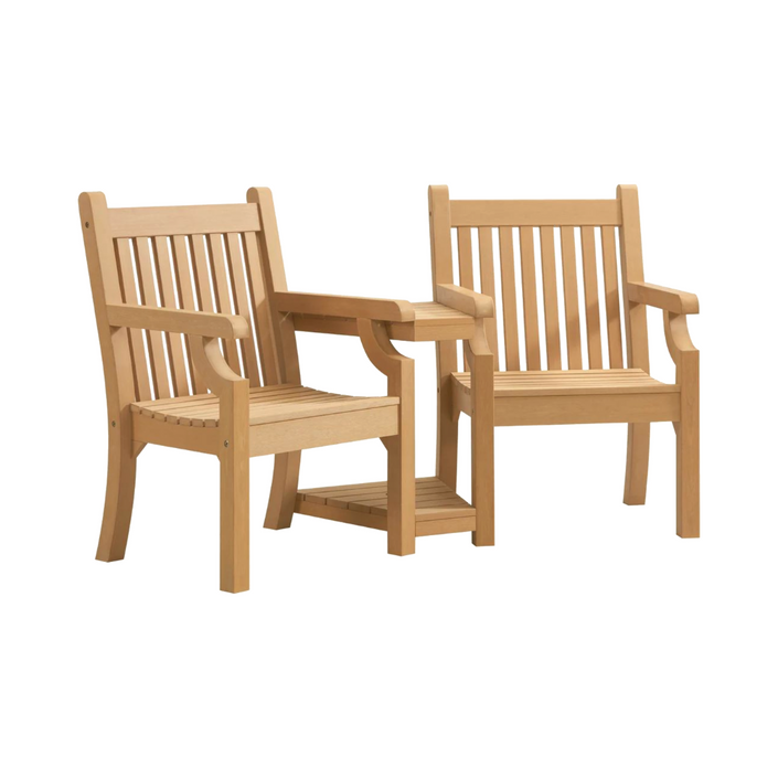 WINAWOOD Sandwick Love Seat With Table - 1720cm - New Teak