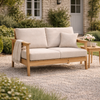 WINAWOOD Skara Wood Effect Twin Sofa Set
