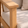 WINAWOOD Skara Wood Effect 2 Seat Sofa - 1460mm