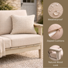 WINAWOOD Skara Wood Effect Lounge Set