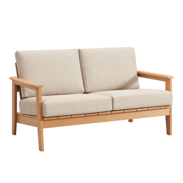 WINAWOOD Skara Wood Effect 2 Seat Sofa - 1460mm