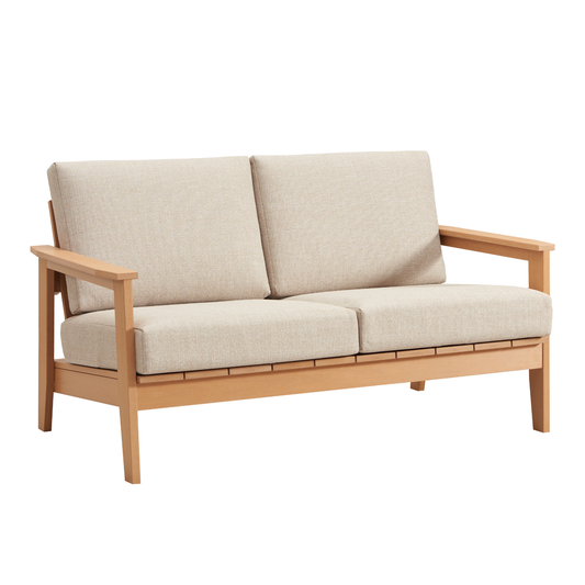 WINAWOOD Skara Wood Effect 2 Seat Sofa - 1460mm