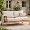 WINAWOOD Skara Wood Effect 2 Seat Sofa - 1460mm