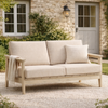 WINAWOOD Skara Wood Effect Twin Sofa Set