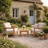WINAWOOD Skara Wood Effect Twin Sofa Set