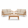 WINAWOOD Skara Wood Effect Twin Sofa Set