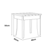 WINAWOOD Skara Wood Effect Bistro Set