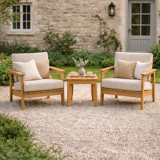 WINAWOOD Skara Wood Effect Bistro Set