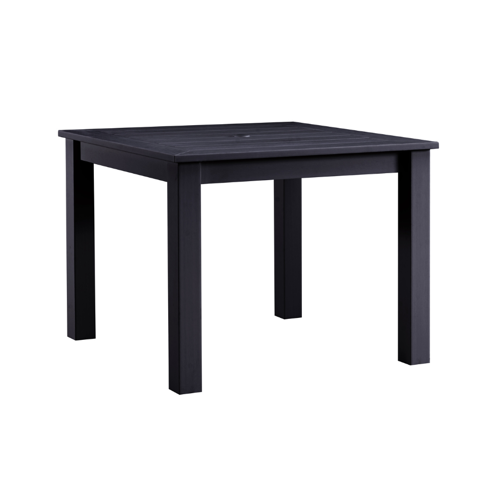 WINAWOOD Square Dining Table - 983mm - Charcoal Grey