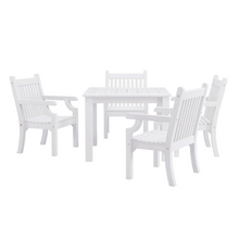 Load image into Gallery viewer, WINAWOOD Sandwick 5pce Arm Chair &amp; Square Table Set