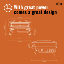 Load image into Gallery viewer, WITT Etna Fermo Gas Powered Pizza Oven 16&quot; - Orange