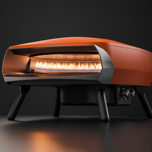 Load image into Gallery viewer, WITT Etna Rotante Gas Powered Pizza Oven w/ Twin Burner &amp; Rotating Stone 16&quot; - Orange