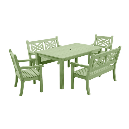 WINAWOOD Speyside 5pce Dining Set w/ Bench