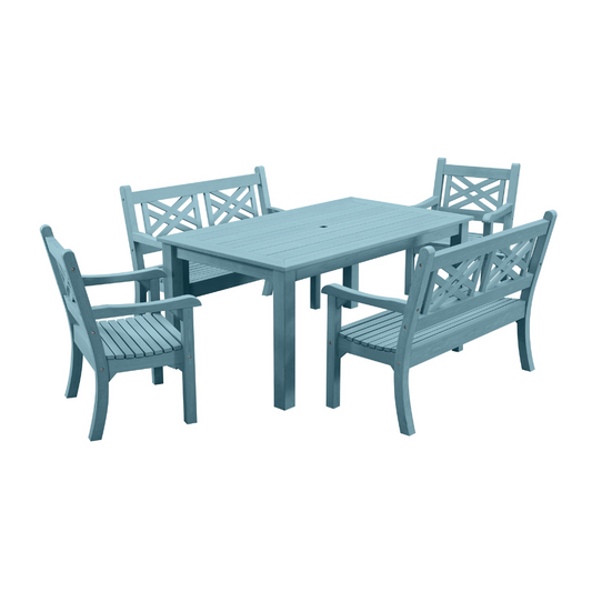 WINAWOOD Speyside 5pce Dining Set w/ Bench