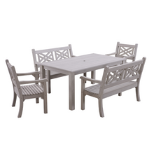 Load image into Gallery viewer, WINAWOOD Speyside 5pce Dining Set w/ Bench