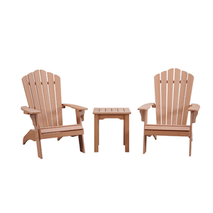 WINAWOOD 3pce Adirondack & Side Table Set