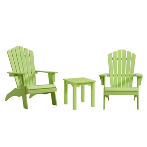 WINAWOOD 3pce Adirondack & Side Table Set