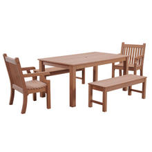 Load image into Gallery viewer, WINAWOOD Sandwick 5pce Dining Set w/ Backless Bench