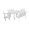 WINAWOOD Sandwick 5pce Dining Set w/ Bench
