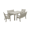 WINAWOOD Sandwick 5pce Dining Set w/ Bench