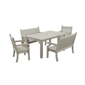 WINAWOOD Sandwick 5pce Dining Set w/ Bench