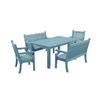 WINAWOOD Sandwick 5pce Dining Set w/ Bench