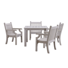 Load image into Gallery viewer, WINAWOOD Sandwick 5pce Arm Chair &amp; Square Table Set