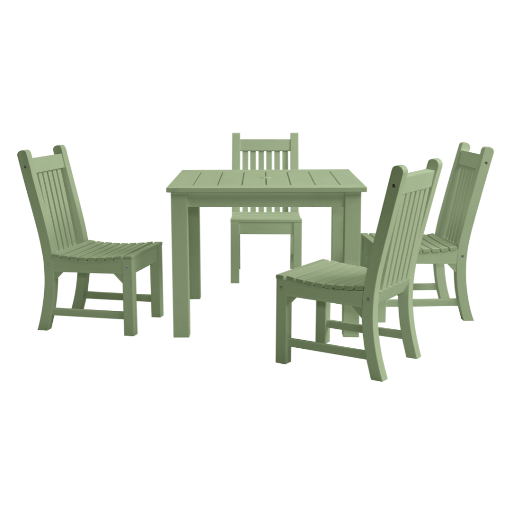 WINAWOOD Sandwick 5pce Side Chair & Square Table Set