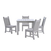 WINAWOOD Sandwick 5pce Side Chair & Square Table Set