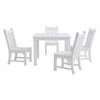 WINAWOOD Sandwick 5pce Side Chair & Square Table Set