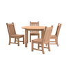WINAWOOD Sandwick 5pce Side Chair & Round Table Set