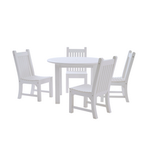 Load image into Gallery viewer, WINAWOOD Sandwick 5pce Side Chair &amp; Round Table Set